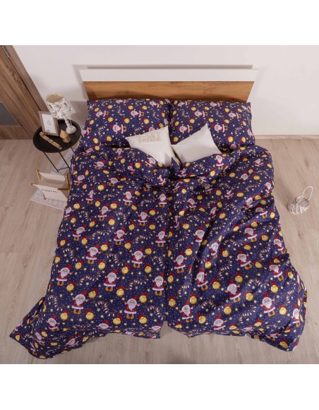 Božična bombažna posteljnina Miklavž EMI