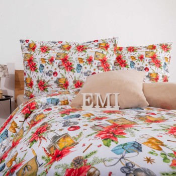 Božična bombažna posteljnina Belight EMI