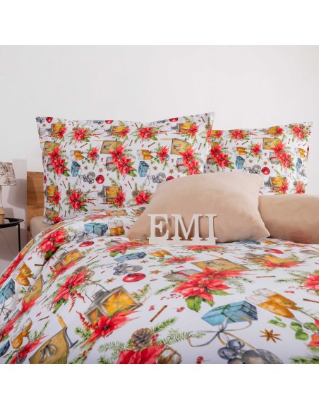 Božična bombažna posteljnina Belight EMI