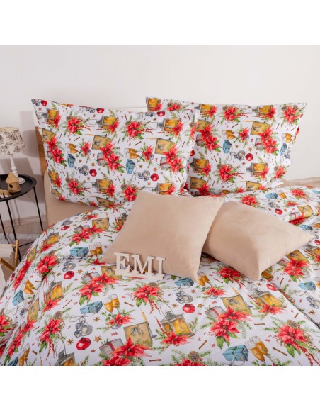 Božična bombažna posteljnina Belight EMI