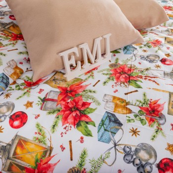 Božična bombažna posteljnina Belight EMI