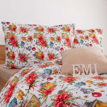 Božična bombažna posteljnina Belight EMI