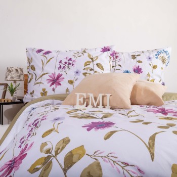 Bombažna posteljnina Furrina Olive EMI