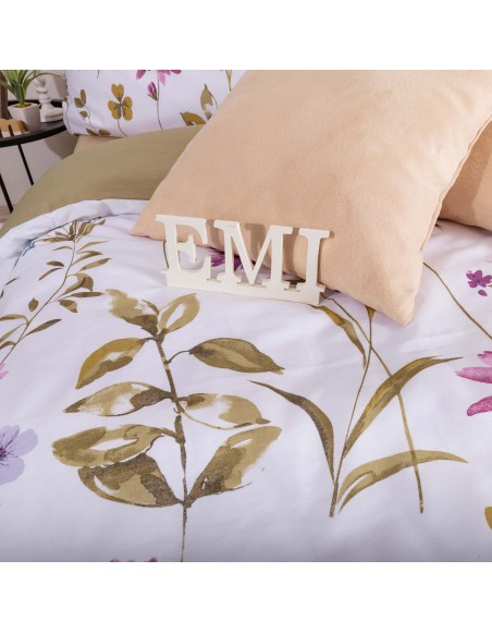 Bombažna posteljnina Furrina Olive EMI