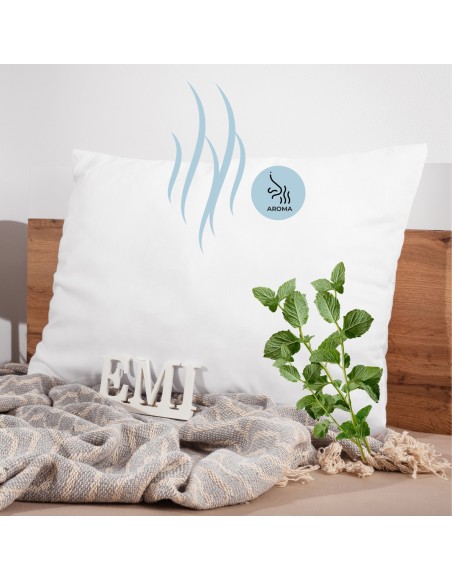 Aromatični vzglavnik Mint leaves 50x70 cm EMI