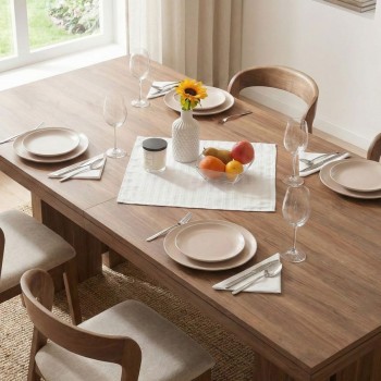 Namizni prt 40x40 bel Eden EMI