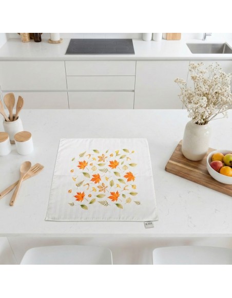 Damast prt Jesen bel 40x40 cm