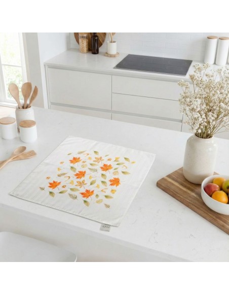 Damast prt Jesen bel 40x40 cm