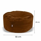 Sedežna vreča lenoška rjava EMI