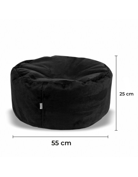 Sedežna vreča lenoška črna EMI