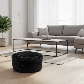 Sedežna vreča lenoška črna EMI