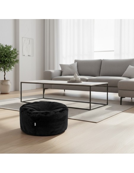 Sedežna vreča lenoška črna EMI