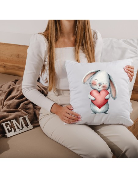 Dekorativni vzglavnik Bunny Love 40x40 cm EMI