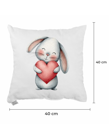 Dekorativni vzglavnik Bunny Love 40x40 cm EMI