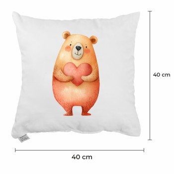 Dekorativni vzglavnik Teddy Love 40x40 cm EMI