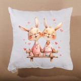 Okrasni vzglavnik Bunny Together 40x40 cm EMI
