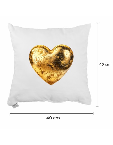 Dekorativni vzglavnik Golden Heart 40x40 cm EMI