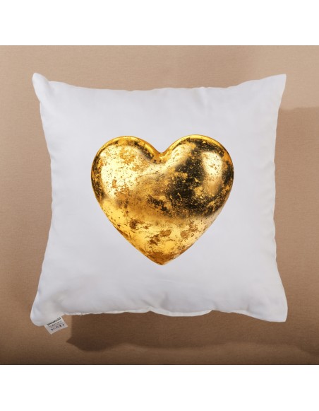 Dekorativni vzglavnik Golden Heart 40x40 cm EMI