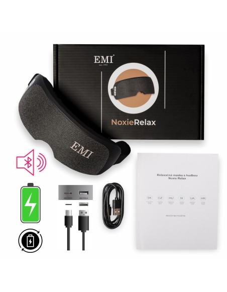 Sprostitvena maska z glasbo NoxieRelax EMI