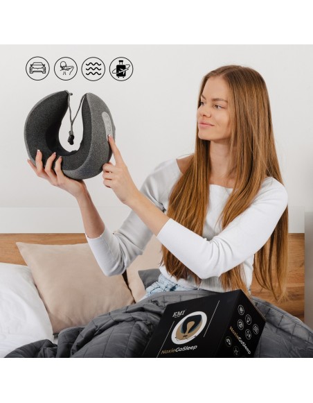 Potovalni masažni vzglavnik NoxieGoSleep EMI