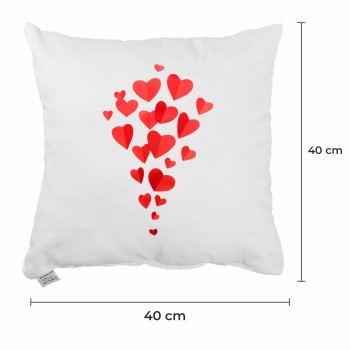 Dekorativ vzglavnik Hearts 40x40 cm EMI