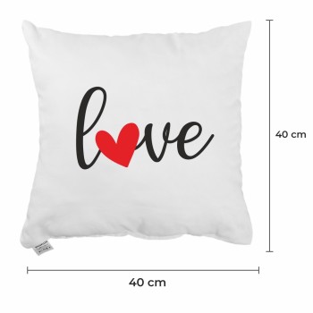 Dekorativni vzglavnik Love 40x40 cm EMI