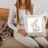 Okrasni vzglavnik Bunny Sketch 40x40 cm EMI