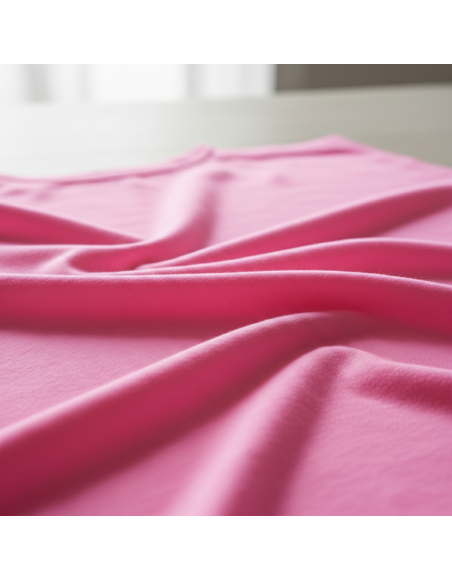 Metražno blago Jersey pletenina bombaž rožnata EMI