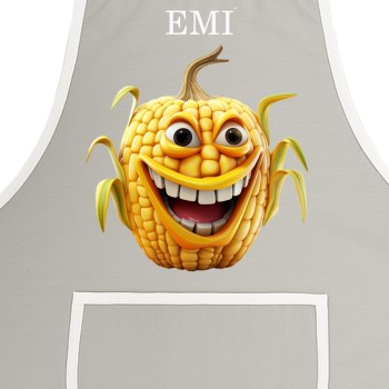 elegantno_siv_bombazni_predpasnik_z_motivom_corny