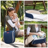 Večnamensko gnezdo za dojenčke modro Baby Bed ibaby