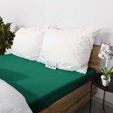 temno_zelena_Posteljna_rjuha_jersey_EMI