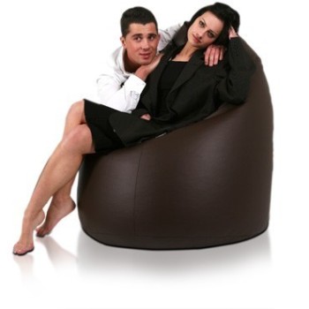 Bean bag temno rjava hruška