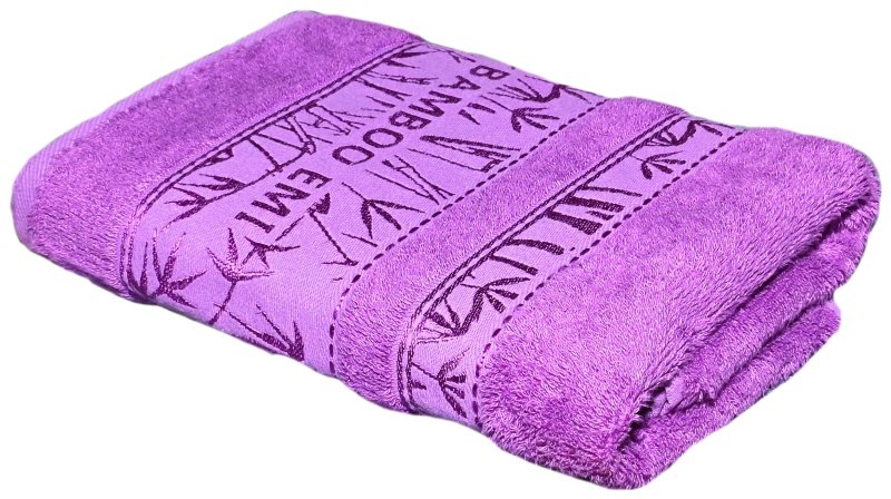 vijolična bambusova brisača