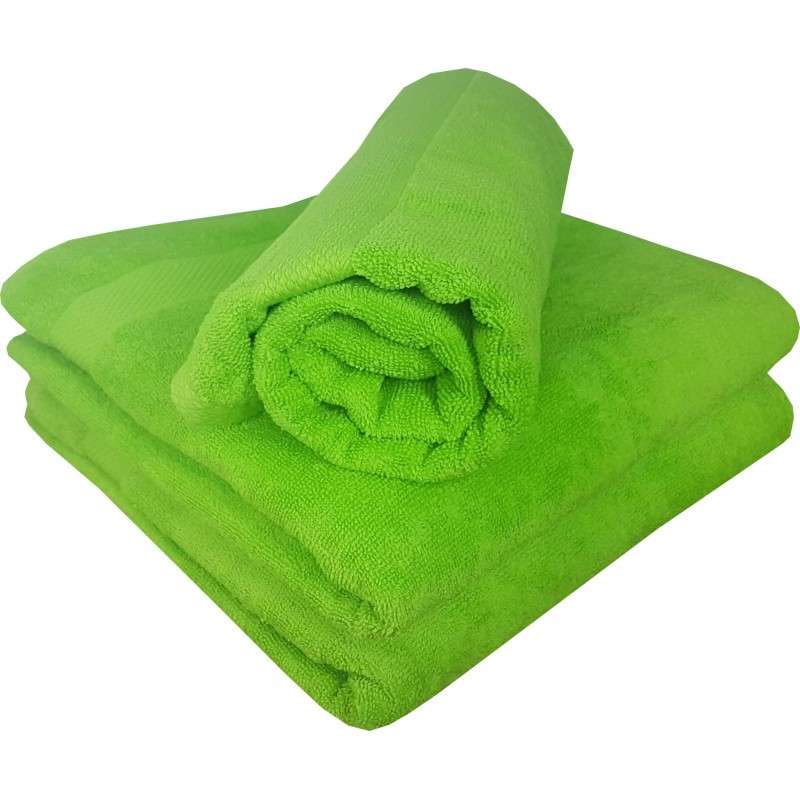 Zelene bombažne brisače