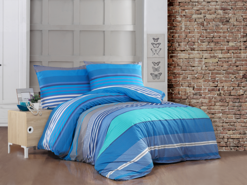 modre bombažne obleke