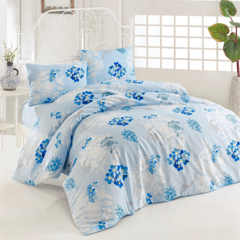 modre bombažne obleke