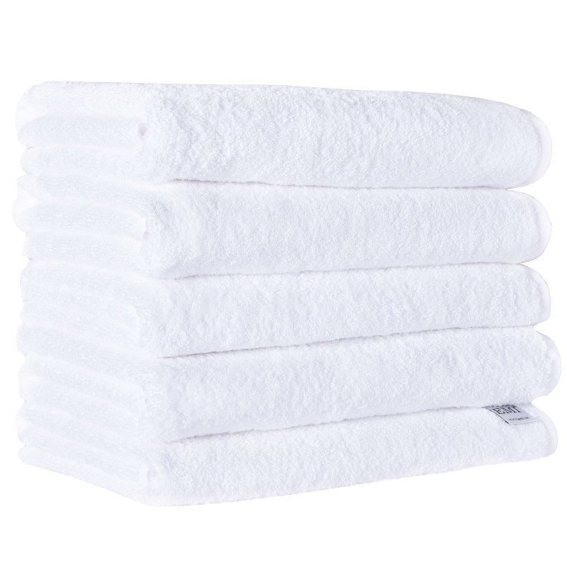 zaloga belih bombažnih brisač