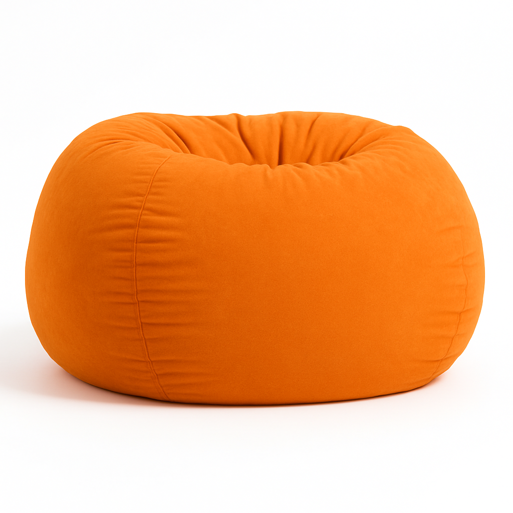 ležalnik oranžna sedežna vreča