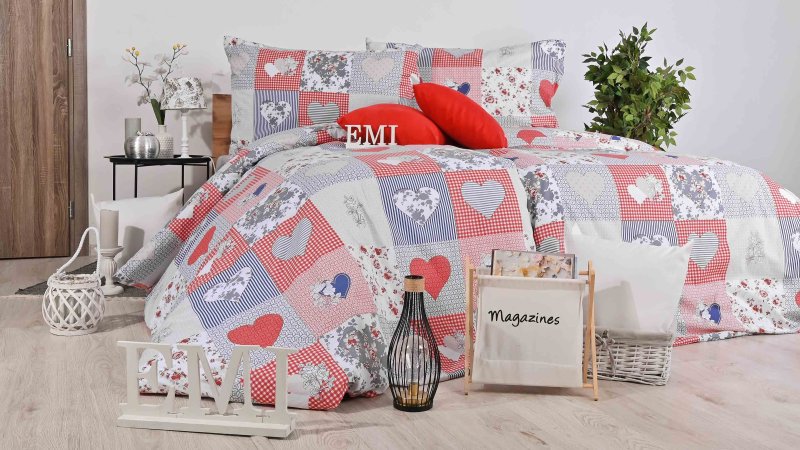 patchwork bombažne rjuhe