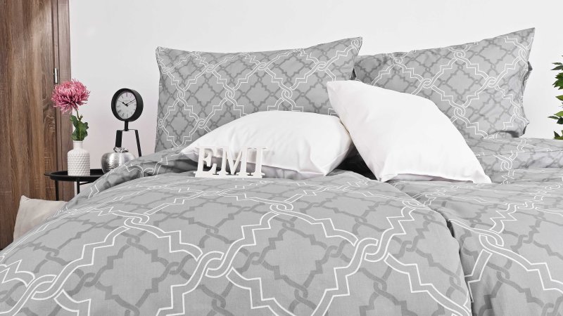 bombažna obleka dolce siva