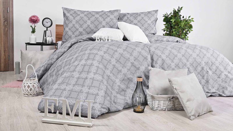 bombažna obleka dolce siva