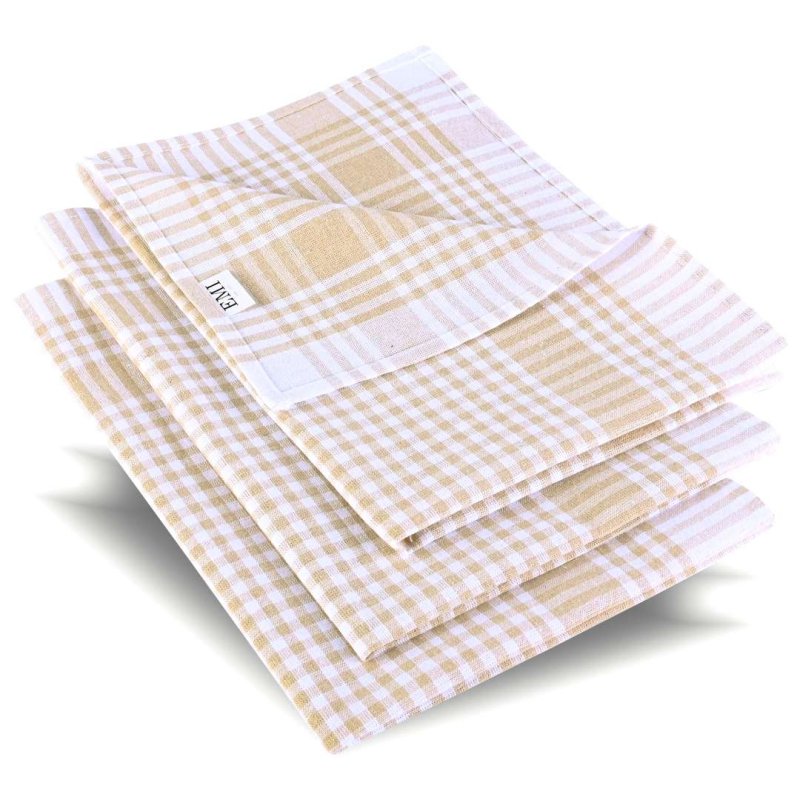 rjave bombažne kuhinjske brisače