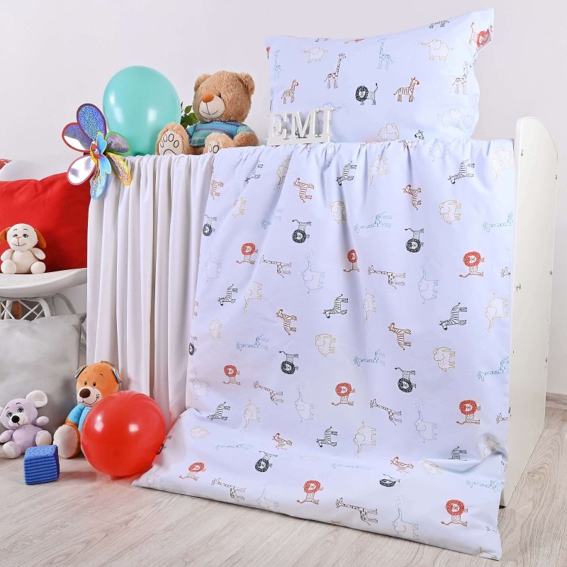 posteljnina z otroškim vzorcem