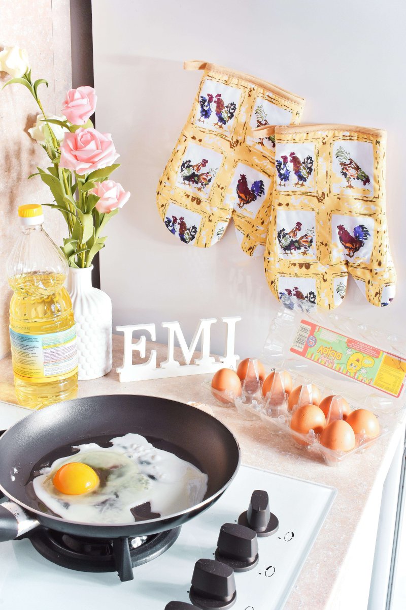 kuhinjska rokavica rjava