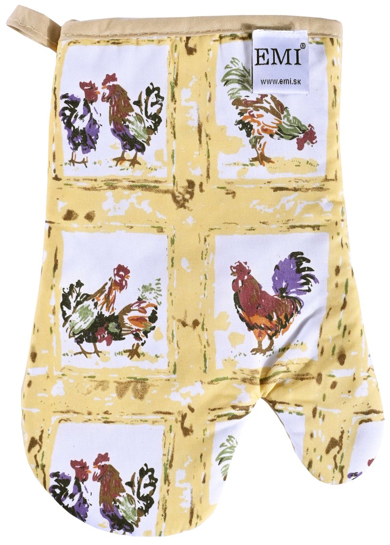 kuhinjska rokavica z vzorcem