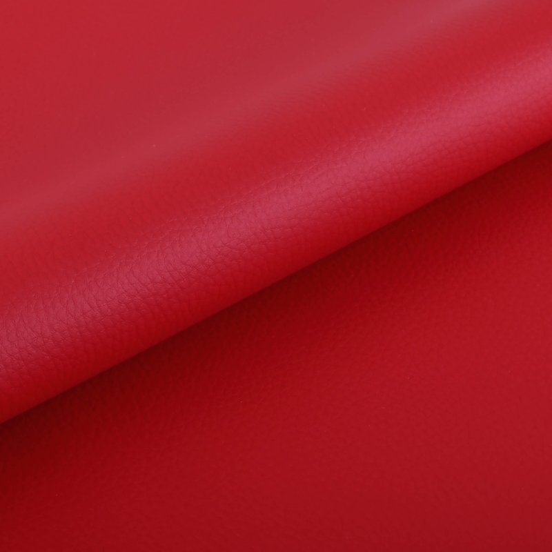 eko usnje v rdeči barvi