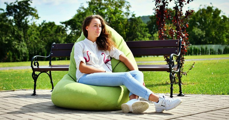 sedežna vreča za otroke in odrasle