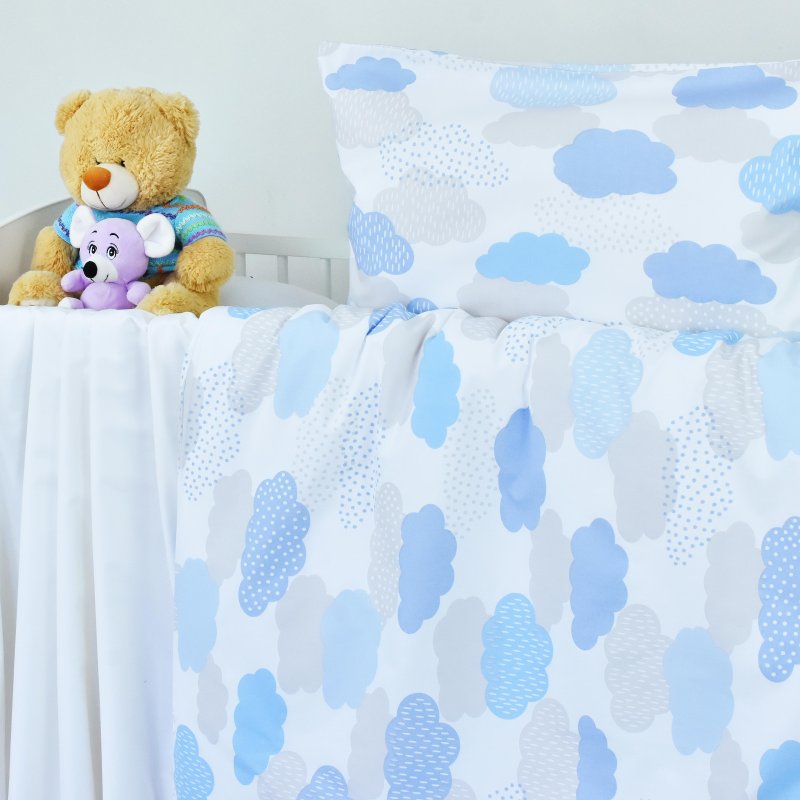 Modra bombažna otroška oblačila