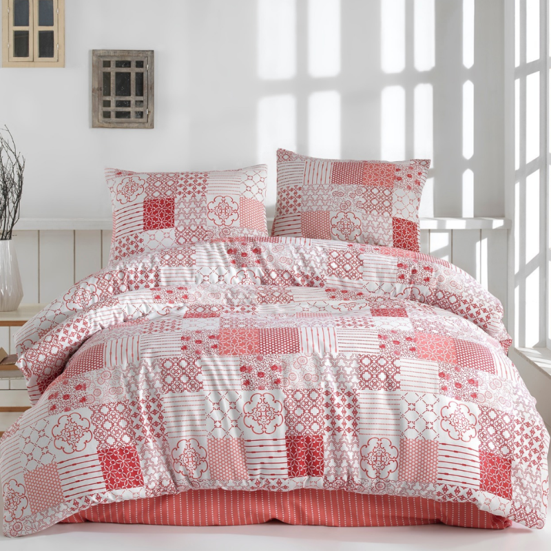 rdeča bombažna oblačila