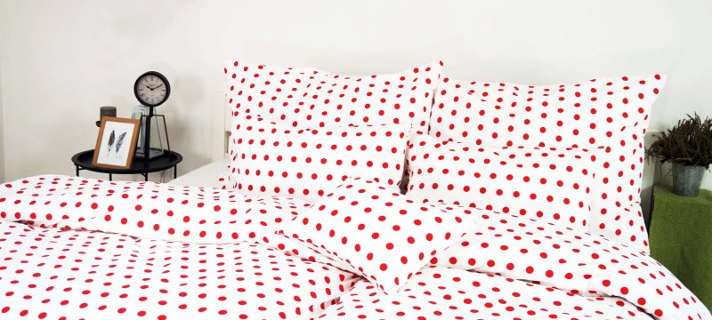 pikčaste bombažne obleke